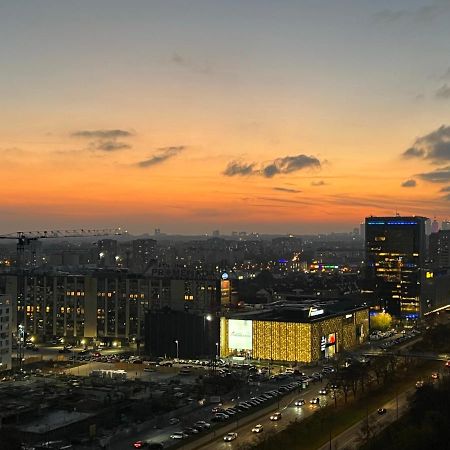 Apartament Skyscrapper Z Widokiem Na Panorame Warszawy Warsaw Exterior photo